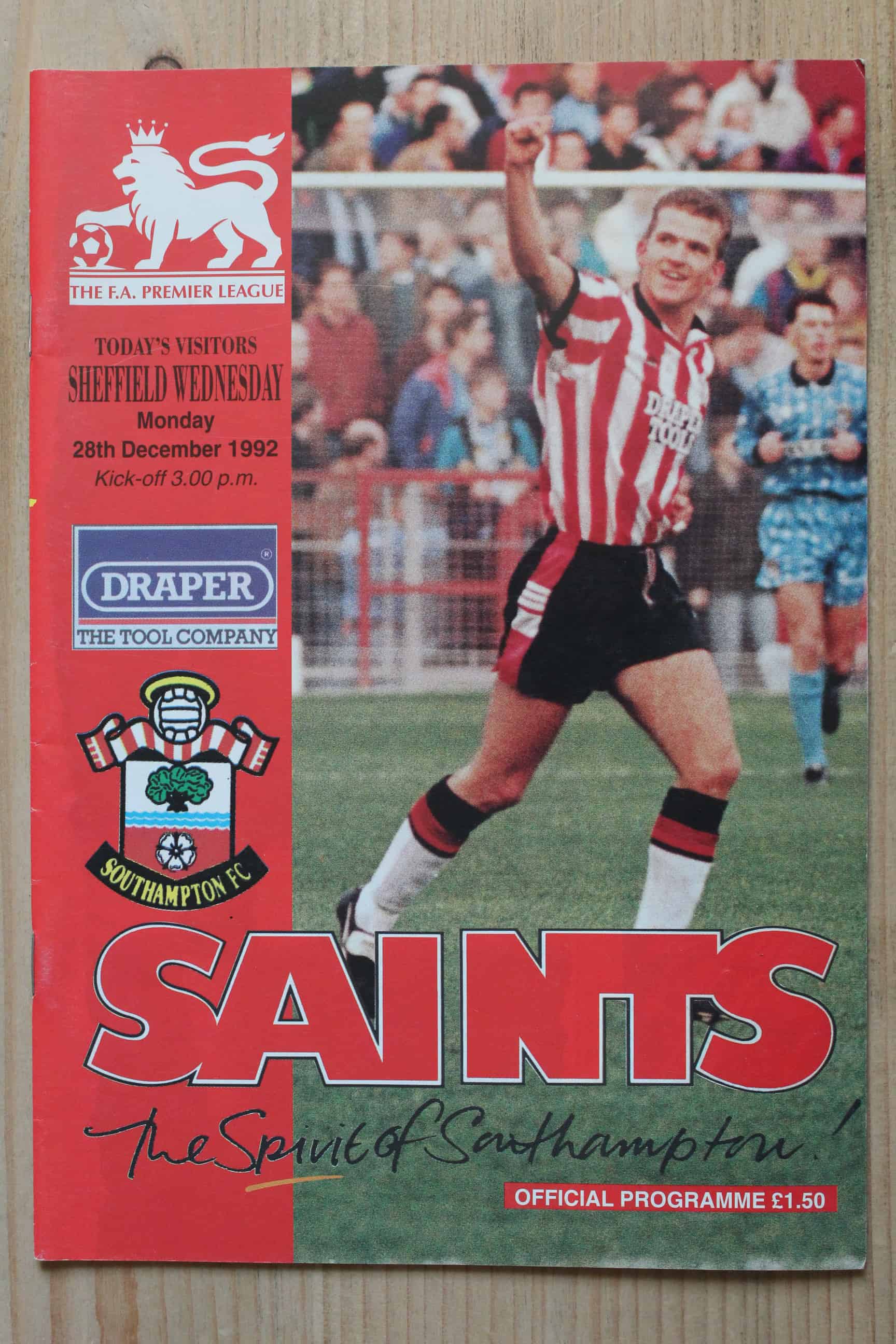 Southampton FC v Sheffield Wednesday FC 